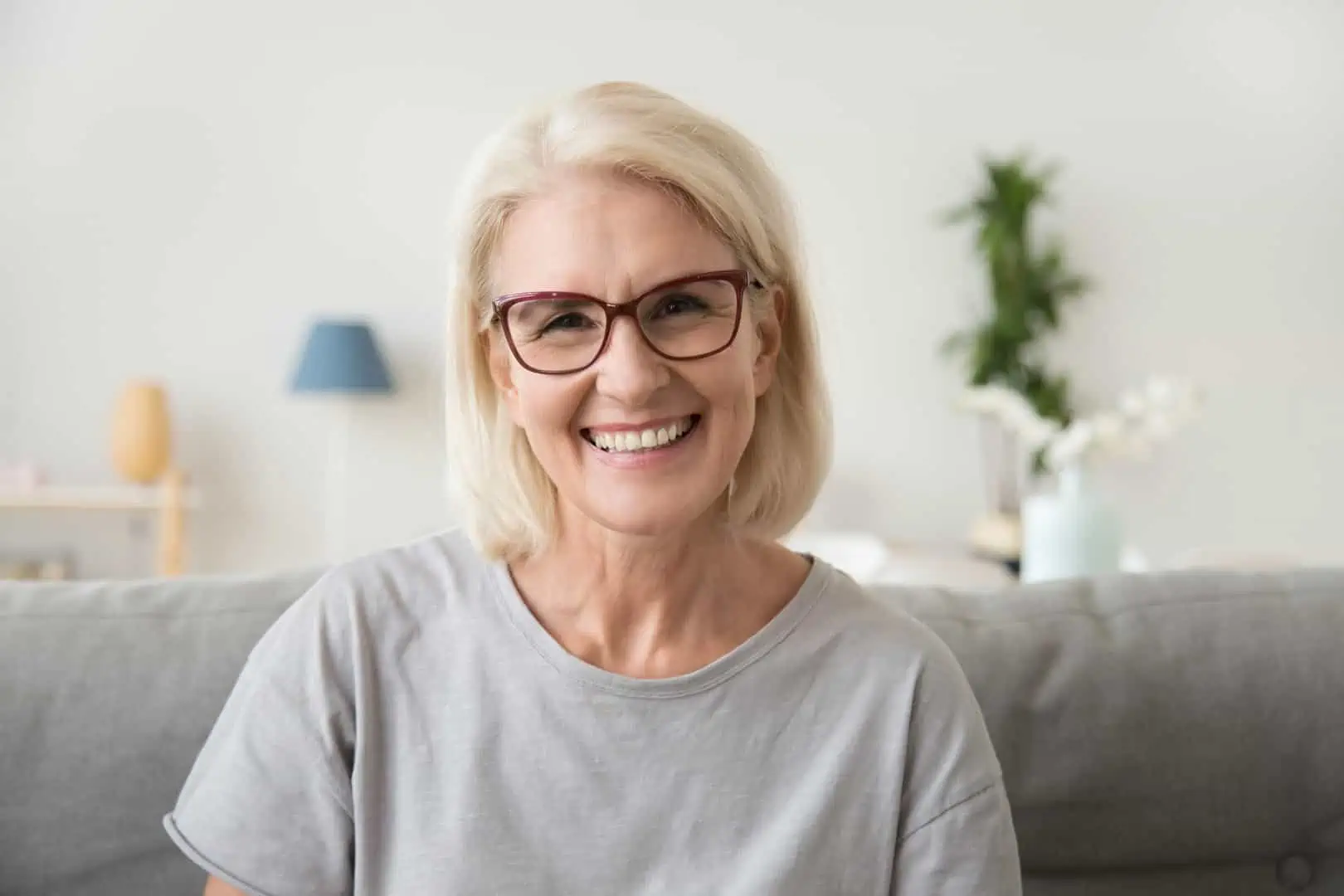 Smiling, satisfied Glassell Dental patient
